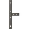 Kavos staliuko kojelės, 2 vnt., juodos, 60x25x(30-31) cm, plienas
