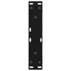 Kavos staliuko kojelės, 2 vnt., juodos, 30x(30-31,3) cm, plienas