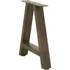 Kavos staliuko kojelės, A formos, 2 vnt., 50x(42-43) cm, plienas