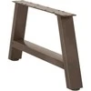 Kavos staliuko kojelės, A formos, 2 vnt., 60x(30-31) cm, plienas