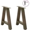 Kavos staliuko kojelės, A formos, 2 vnt., 38x(42-43) cm, plienas