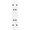 Kavos staliuko kojelės, A formos, 2 vnt., baltos, 50x(30-31) cm, plienas