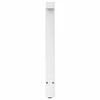 Valgomojo stalo kojelės, 2 vnt., baltos, 70x(72-73) cm, plienas, A formos
