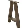 Kavos staliuko kojelės, A formos, 2 vnt., 38x(42-43) cm, plienas
