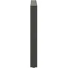 Valgomojo stalo kojos, antracito spalvos, 2 vnt., 100x(72-73) cm, plienas