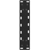 Kavos staliuko kojelės, juoda, 2 vnt., 40x(30-31)cm, plienas