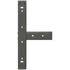 Kavos staliuko kojelės, T formos, 2 vnt., antracito spalvos, 40x25x(30-31) cm, plienas