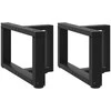 Kavos staliuko kojelės, T formos, 2 vnt., 50x25x(30-31)cm