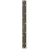 Kavos staliuko kojelės, U formos, 2 vnt., natūralus plienas, 70x(42-43) cm, plienas