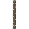 Kavos staliuko kojelės, U formos, 2 vnt., natūralus plienas, 60x(30-31) cm, plienas