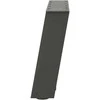 Kavos staliuko kojelės, 2 vnt., antracito spalvos, 40x(30-31) cm, plienas, U formos