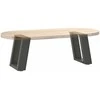 Kavos staliuko kojelės, 2 vnt., antracito spalvos, 30x(30-31) cm, plienas