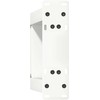 Kavos staliuko kojelės, 2 vnt., baltos, 30x(30-31) cm, plienas, U formos
