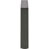 Kavos staliuko kojelės, V formos, 2 vnt., antracito spalvos, 50x(30-31,3) cm, plienas