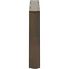 Kavos staliuko kojelės, V formos, 2 vnt., natūralus plienas, 50x(30-31,3) cm, plienas