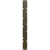 Kavos staliuko kojelės, V formos, 2 vnt., natūralus plienas, 70x(30-31,3) cm, plienas