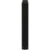 Kavos staliuko kojelės, V formos, 2 vnt., juodos, 60x(42-43,3) cm, plienas