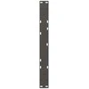 Kavos staliuko kojelės, V formos, 2 vnt., antracito spalvos, 70x(30-31,3) cm, plienas