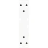 Kavos staliuko kojelės, V formos, 2 vnt., baltos, 40x(30-31,3) cm, plienas