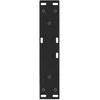 Kavos staliuko kojelės, V formos, 2 vnt., juodos, 30x(30-31,3) cm, plienas
