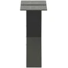 Kavos staliuko kojelės, 2 vnt., antracito spalvos, 40x(30-31) cm, plienas