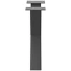 Kavos staliuko kojelės, 2 vnt., antracito spalvos, 50x(42-43) cm, plienas