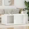 Kavos staliuko komplektas 2 pcs Balta Apdirbta mediena