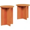 Kavos staliukas 2 pcs Vaško ruda
