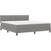 Kiemas lova su LED juostelėmis Tortora 180 x 200 cm audinys