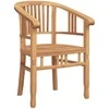 Kėdė 2 pcs Ruda 63 x 58 x 89 cm Kieto teka medžio