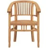 Kėdė 2 pcs Ruda 63 x 58 x 89 cm Kieto teka medžio