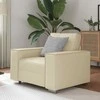 Sofa Kėdė Kreminė 100 cm Dirbtinė oda