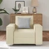 Sofa Kėdė Kreminė 100 cm Dirbtinė oda
