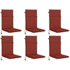 Kėdės aukštu atlošu pagalvėlė GEMERT 6 vnt. 100% poliesteris