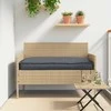 Pallet pagalvių rinkinys 2 pcs Antracitas 100 x 40 x 8 cm
