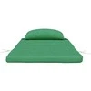 Kėdžių pagalvės 2 pcs Žalia 58 x 77 x 4,5 cm Oksfordo audinys