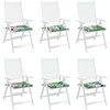 Kėdžių pagalvės 6 pcs Įvairiaspalvis 50 x 50 x 4 cm