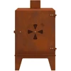 Kempingo viryklė, 35x50x60 cm, Corten plienas