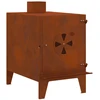 Kempingo viryklė, 35x50x60 cm, Corten plienas