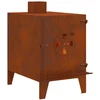 Kempingo viryklė, 35x50x60 cm, Corten plienas
