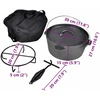 Ketaus puodas Dutch Oven 4,2 l, su priedais