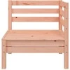 Keturvietė sodo sofa, douglas eglės medienos masyvas