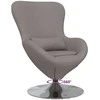 Fotelis Kiaušinio formos krėslas Taupe 63 x 73 x 90 cm audinys