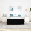 Kiemas lova Juoda 140 x 200 cm audinys
