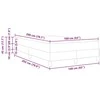 Kiemas lova Juoda 160 x 200 cm audinys