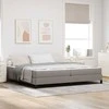 Kiemas lova su čiužiniu Taupe 200 x 200 cm audinys
