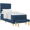 Kiemas lova su galvūgalio Mėlyna 190 x 90 cm audinys