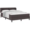 Kiemas lova su galvūgalio Tamsiai rudas 140 x 200 cm audinys