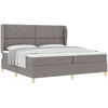 Kiemas lova su galvūgalio Taupe 200 x 200 cm audinys