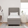 Kiemas lova su galvūgalio Taupe 200 x 90 cm audinys